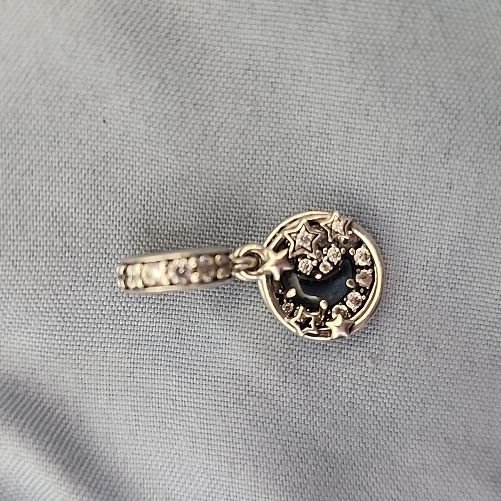 Pandora Celestial Dangle Charm- I love you more than the stars